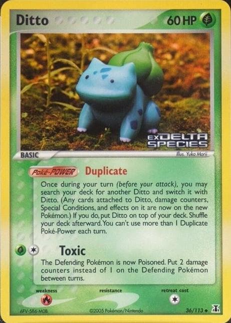 Ditto (Bulbasaur Stamped)