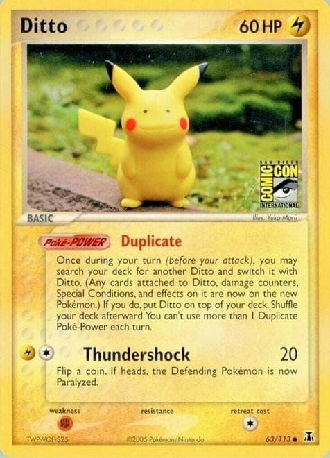 Ditto (Pikachu SDCC Stamp)