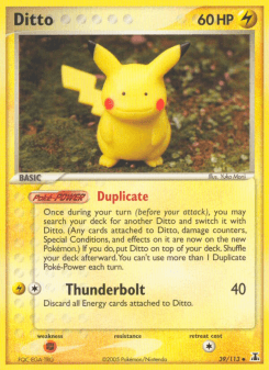 Ditto (Pikachu Reverse Holo)